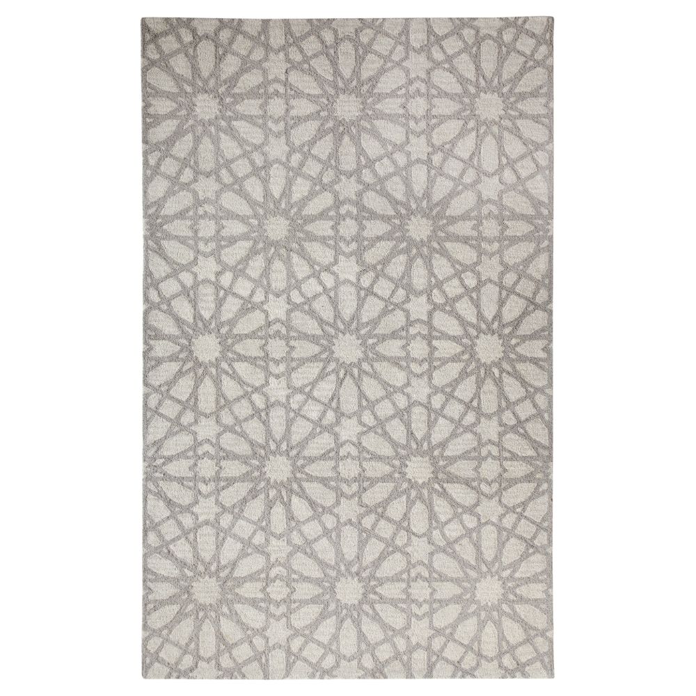 Dynamic Rugs 7862-900 Galleria 2.2 Ft. X 7.7 Ft. Finished Runner Rug in Silver